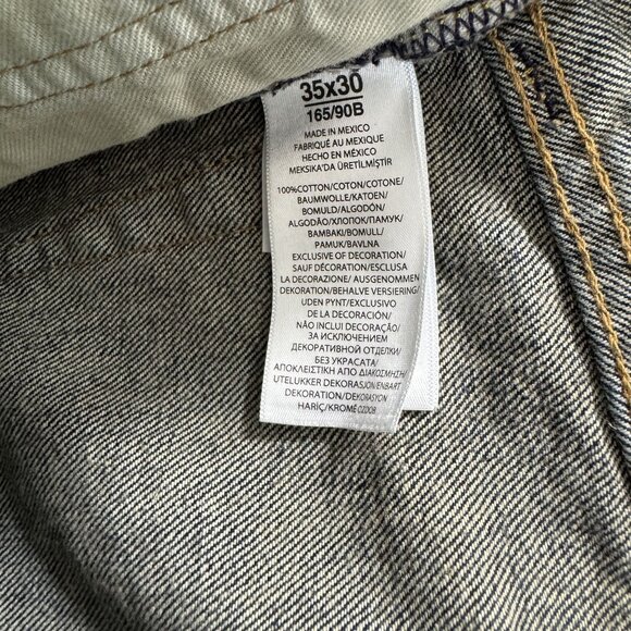 Polo RALPH LAUREN The Hampton Relaxed Straight Mens Denim Jeans Blue Dark Wash - Picture 10 of 11